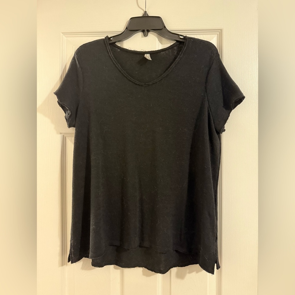 Mudd Black Relaxed Short Sleeve Tee